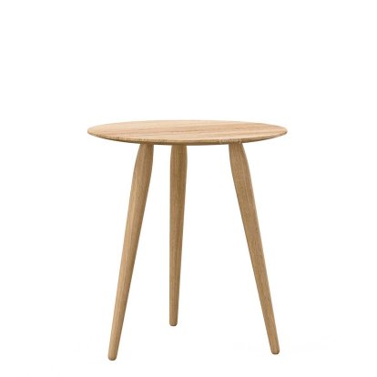 PLAYround Wood Table, Oiled oak, ø 45 cm, Oiled oak, 50 cm