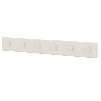 Coat Rack, 6 Hooks, Oat