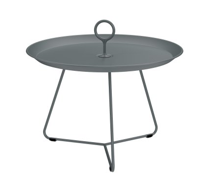 Eyelet Side Table, H 43,5 x Ø 60 cm, Dark grey