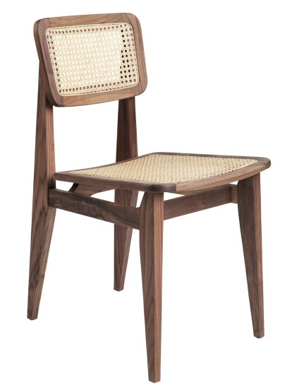 C-Chair, French cane, American walnut