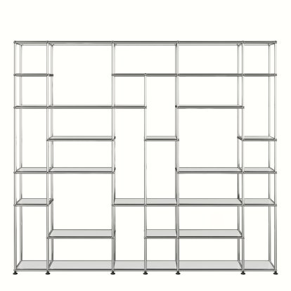 USM Haller living room shelf XXL, Light grey RAL 7035