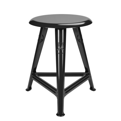 Rowac Stool IS - 48 cm, Glossy black