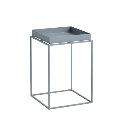 Tray Tables, H 40/44 x B 30 x T 30 cm, Pigeon blue
