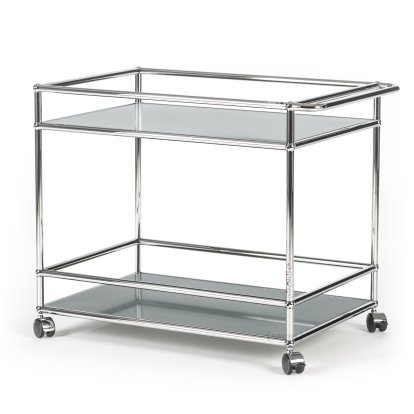 USM Haller Bar Trolley Type II, USM matte silver