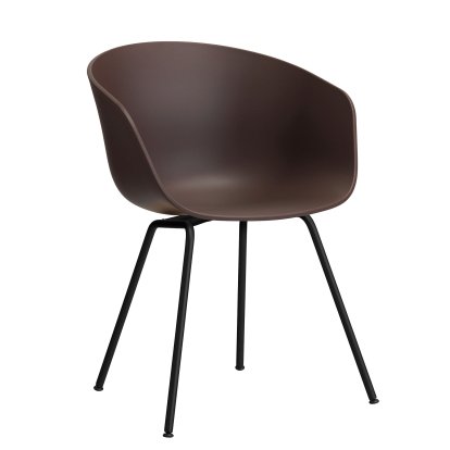About A Chair AAC 26 Armchair, Raisin 2.0, Steel black powder-coated
