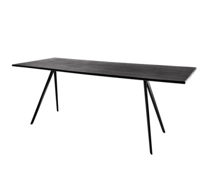 Baguette Outdoor, Italian slate, Black, 160 x 85 cm