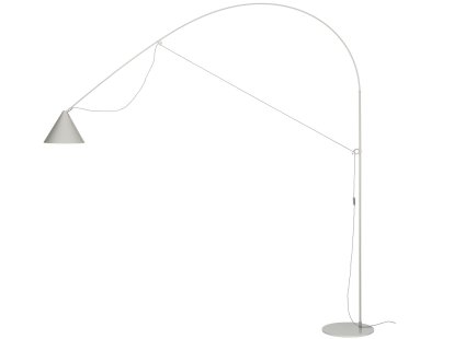Ayno XL Floor Lamp, Silk grey, Grey, 3000 K