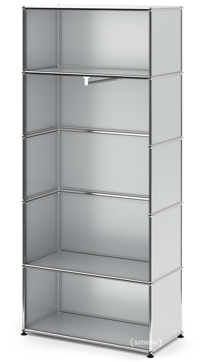 USM Haller Clothes Rack M with Rail, Model I, USM matte silver