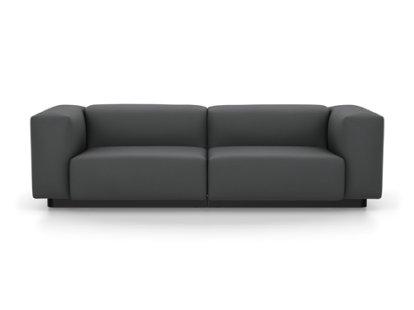 Soft Modular Sofa, Laser dark grey, Without Ottoman