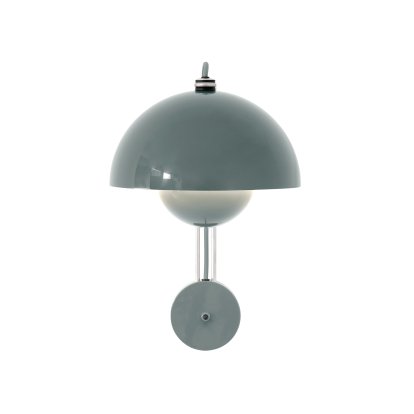 Flowerpot VP8 Wall Lamp, Stone blue