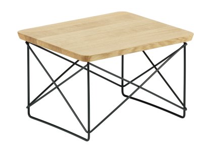 LTR Occasional Table, Natural oak solid, oiled, Powder-coated basic dark