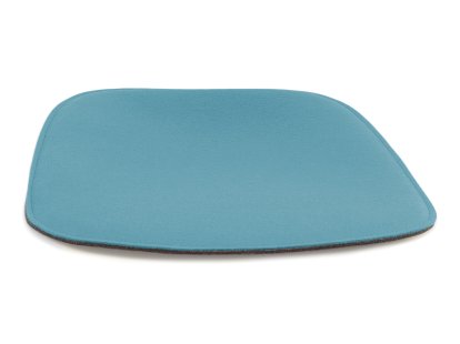 Seat Pad for Eames Armchairs, With upholstery, Aqua