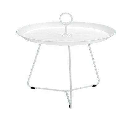 Eyelet Side Table, H 43,5 x Ø 60 cm, White