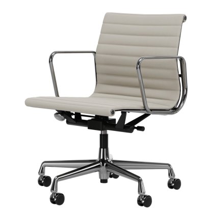 Aluminium Group EA 117, Chrome-plated, Leather (Standard), Snow