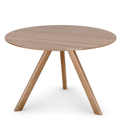 Copenhague Round Table CPH20, Ø 120 x H 74, Lacquered oak, Oak veneer