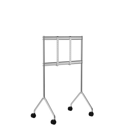 Moon Rollin TV stand, Light, Chrome