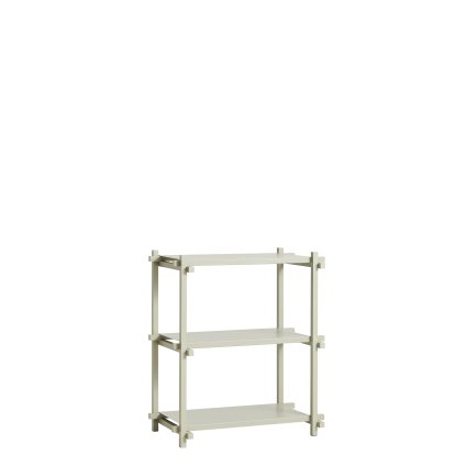 Woody Shelf, H 85,5 cm x W 75,5 cm, Smokey grey / smokey grey