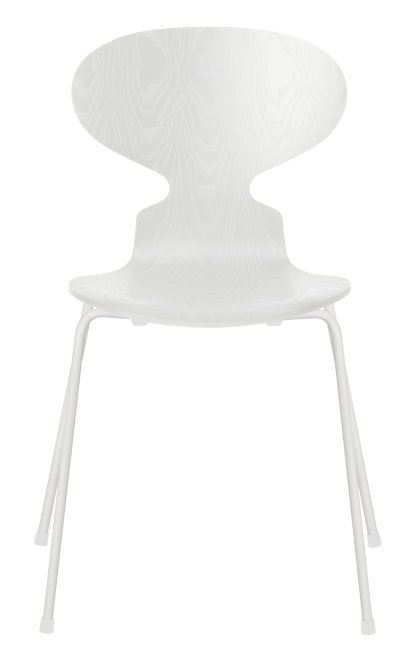 Ant Chair 3101 New Colours, Coloured ash, White, White