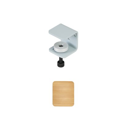 Tiptoe Wall Shelf, Solid Oak, Wall shelf 32 cm, Pale blue