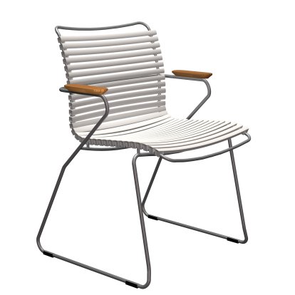 Click Chair, With armrests, Muted White