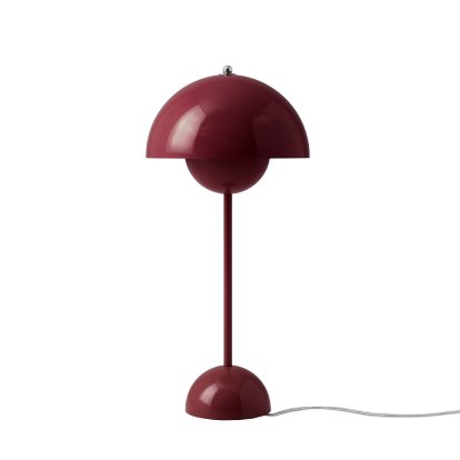 Flowerpot VP3 Table lamp, Dark plum