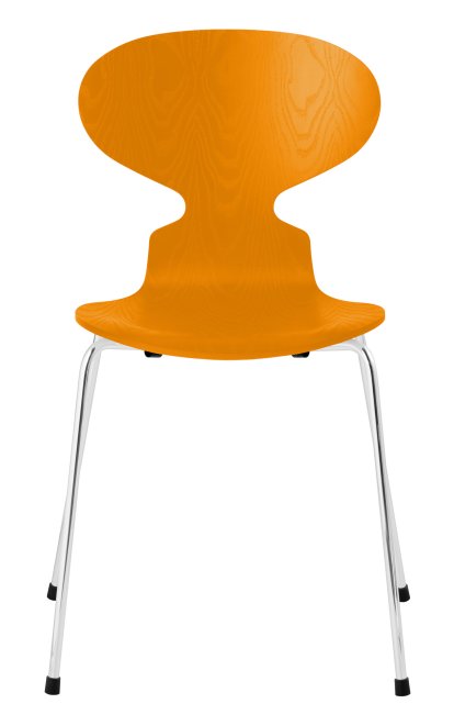 Ant Chair 3101 New Colours, Coloured ash, Burnt yellow, Chrome