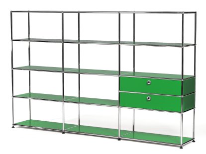 USM Haller Living Room Shelf XL Type 2, USM green