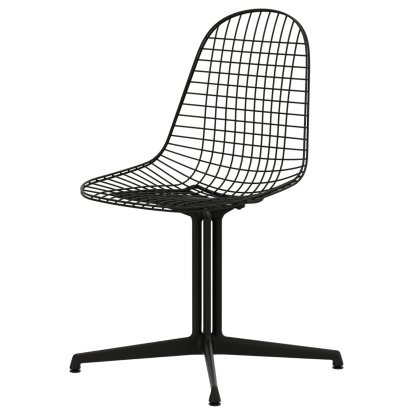 Wire Chair DKL, Coated basic dark, Without upholstery, Without coshion cover