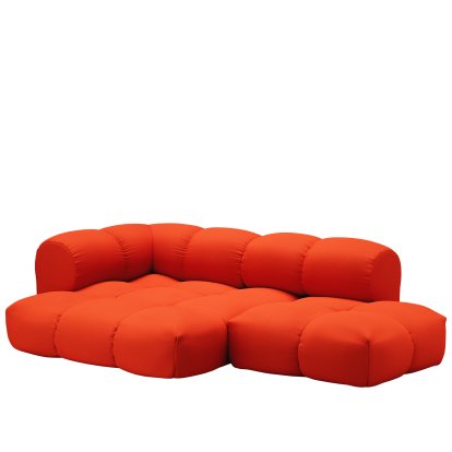Sander Sofa Design 6, Left armrest, Vidar 4 - Pure orange 0542