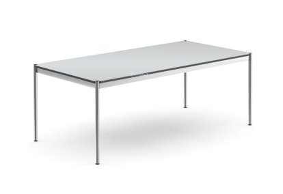 USM Haller Table, 200 x 100 cm, Laminate, Pearl grey
