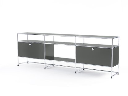 USM Haller TV-Board XL, Mid grey RAL 7005