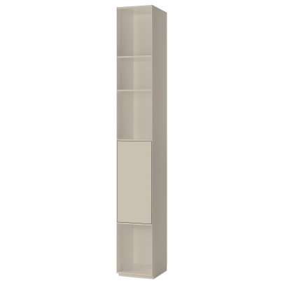 Nex Pur Shelf with door, Width 30 cm, Door below, Silk