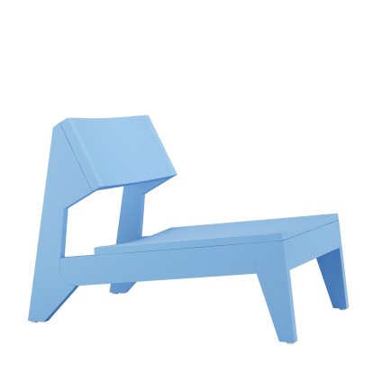 Schulz Lounge Chair, Ash sky blue