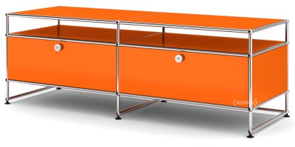 USM Haller TV-Board L, Pure orange RAL 2004