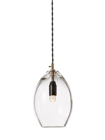 Unika Pendant Lamp, Large (H 20 x Ø 14 cm), Transparent