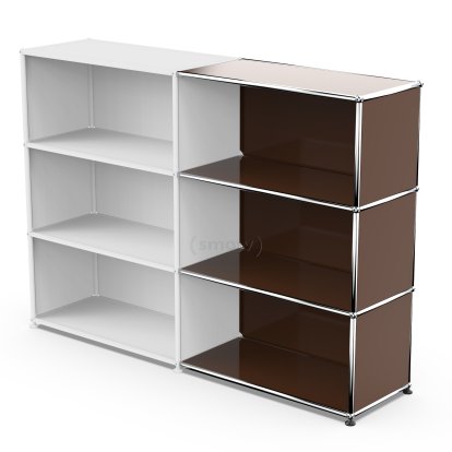 USM Haller Extension Kit Horizontal 3, USM brown, 35 cm