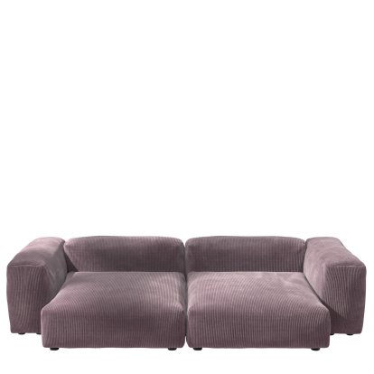 Vetsak Sofa Set 2, XL, Cord velours - Blossom, Without cushion