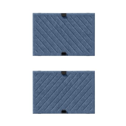 USM Soft Panel Mono for USM Haller Shelves, 50 cm x 35 cm, Blue, Diagonal