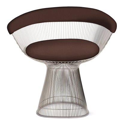 Platner Armchair, Leather Volo, Chocolate