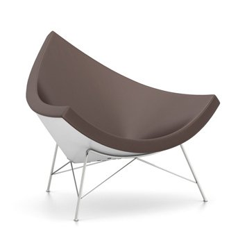 Coconut Chair, Leather (Standard), Marron
