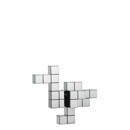 Panton Cubes Plug-in Figure, Duck, Chrome