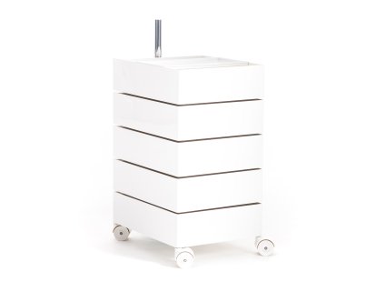 360° Container, 720 mm (5 shelves), White