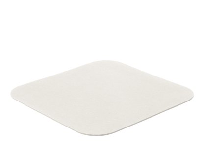 Felt Coasters for Componibili, 1, Square (rounded corners), 36 x 36 cm, Wool white