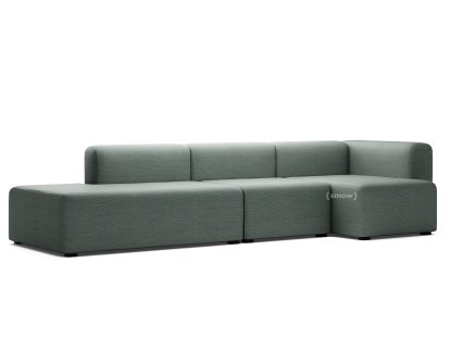 Mags Sofa with Récamière, Right armrest, Steelcut Trio - drak grey