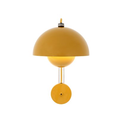 Flowerpot VP8 Wall Lamp, Mustard