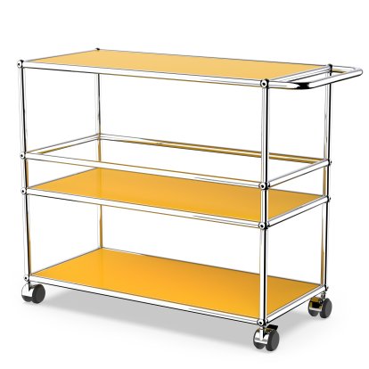 USM Haller Bar Trolley Type 3, Golden yellow RAL 1004