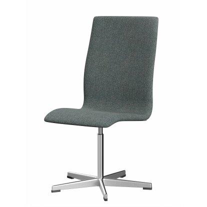 Oxford Office Swivel Chair, Without armrests, Middle-high back, Fixed base, Hallingdal 65, 130 - Grey