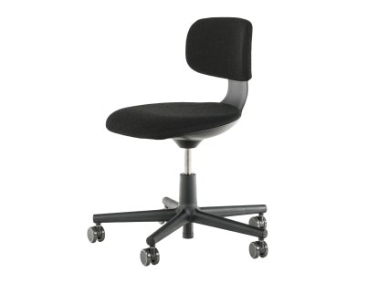 Rookie, Deep black, Nero, Soft castors for hard floor surfaces