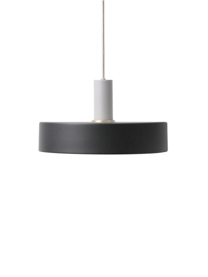 Collect Lighting, Low, Light grey, Record, Black