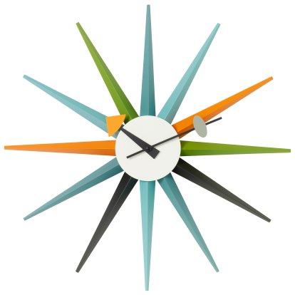 Sunburst Wall Clock